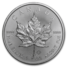 Picture of 1oz Canadian Maple Leaf Silver Coin