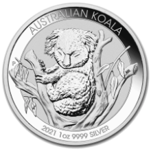 Picture of 2021 1oz Koala Silver Coin
