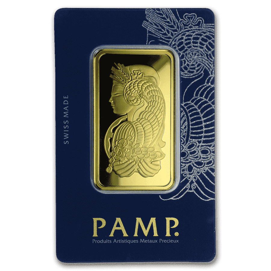 Picture of 50g PAMP Gold Minted Bar