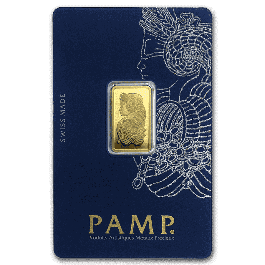 Picture of 5g PAMP Gold Minted Bar