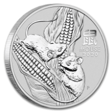 Picture of 2020 1oz Lunar Mouse Silver Coin