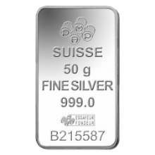 Picture of 50g PAMP Silver Minted Bar