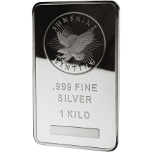 Picture of 1kg Sunshine Silver Minted Bar