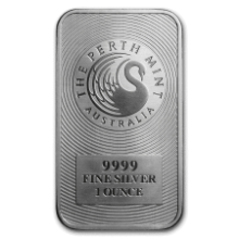 Picture of 1oz Perth Mint Silver Minted Bar