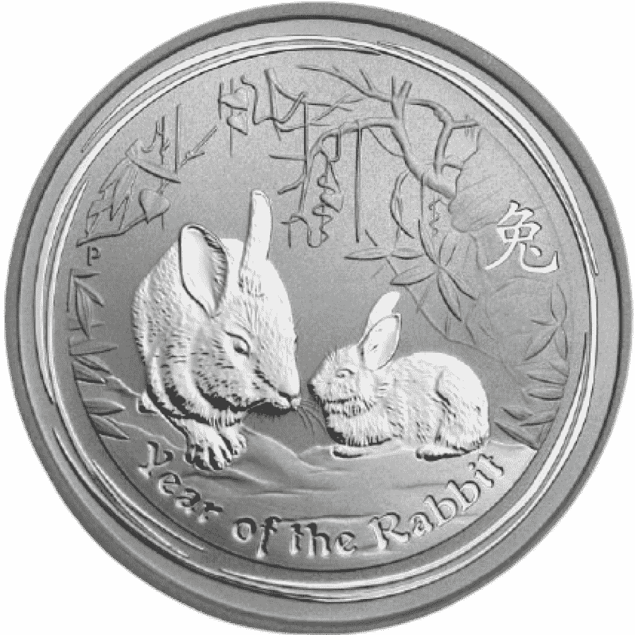 Picture of 2011 1/2oz Lunar Rabbit Silver Coin
