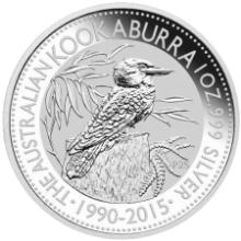Picture of 2015 1oz Kookaburra Silver Coin 25th Anniversary