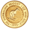 Picture of 1993 1oz Australian Nugget Gold Coin - Nail-Tailed Wallaby