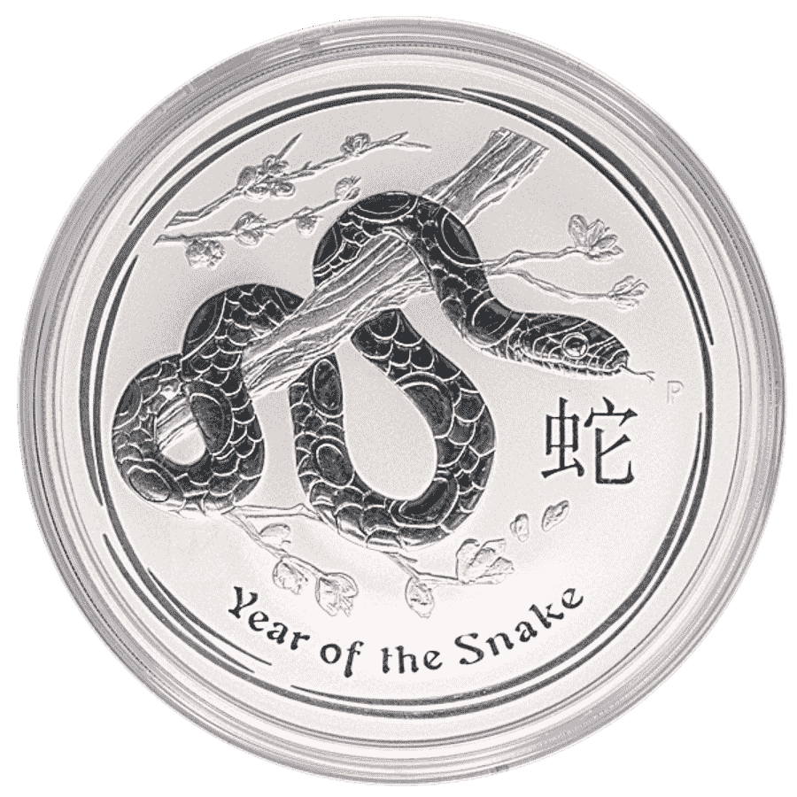 Picture of 2013 10oz Lunar Series Year of the Snake Silver Coin