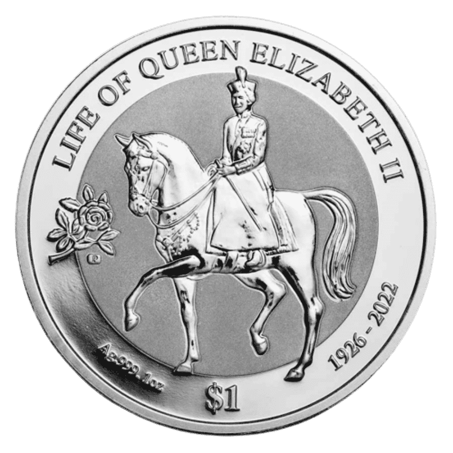 Picture of 2022 1oz Life of Queen Elizabeth II Silver Commemorative Coin
