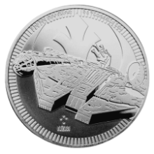 Picture of 2021 1oz Star Wars Millennium Falcon Silver Coin