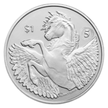 Picture of 2022 1oz 5th Anniversary Pegasus w/ Privy Silver Coin