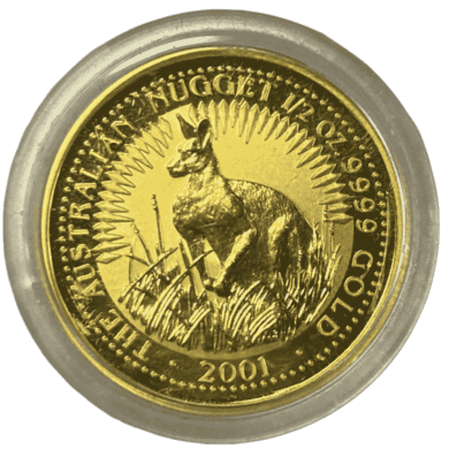 Picture of 2001 1/2oz Australian Kangaroo Gold Coin