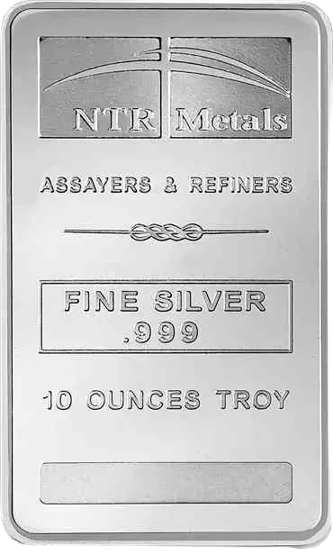Picture of 10oz NTR Silver Minted Bar