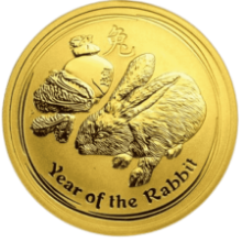 Picture of 2011 1/2oz Lunar Series II - Year of the Rabbit Gold Coin