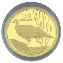 Picture of 2005 1/3oz $100 Rare Bird Collection Malleefowl Proof Gold Coin in Box