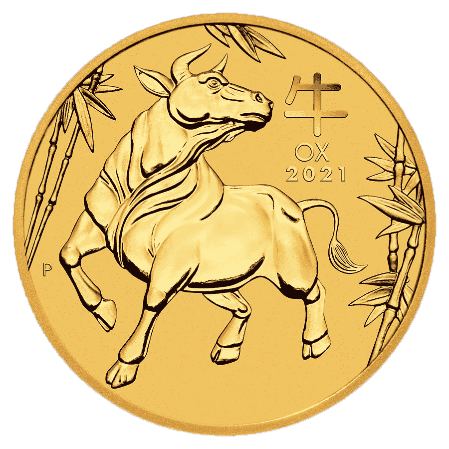 Picture of 2021 1oz Lunar Ox Gold Coin