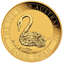 Picture of 2021 1oz Perth Mint Australian Swan Gold Coin