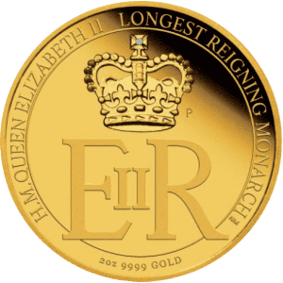 Picture of 2015 2oz Queen Elizabeth II – Longest Reigning Monarch Gold Proof Coin