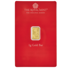 Picture of 1g The Royal Mint Diwali Festival Minted Gold Bar