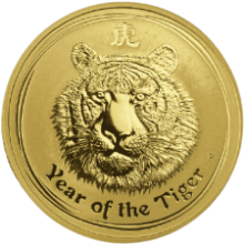 Picture of 2010 1oz Lunar Tiger Gold Coin