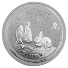 Picture of 2011 2oz Lunar Rabbit Silver Coin