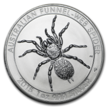 Picture of 2015 1oz Funnel Web Spider Silver Coin