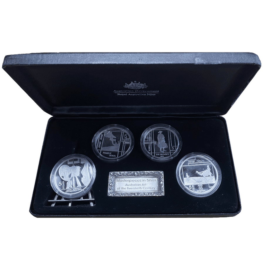Picture of 2006 Australian Masterpieces - Art of The 20th Century Silver 4-Coin Proof Set in Presentation Box