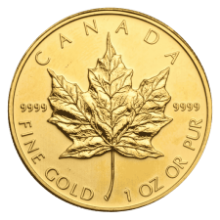 Picture of 2011 1oz Canadian Maple Gold Coin