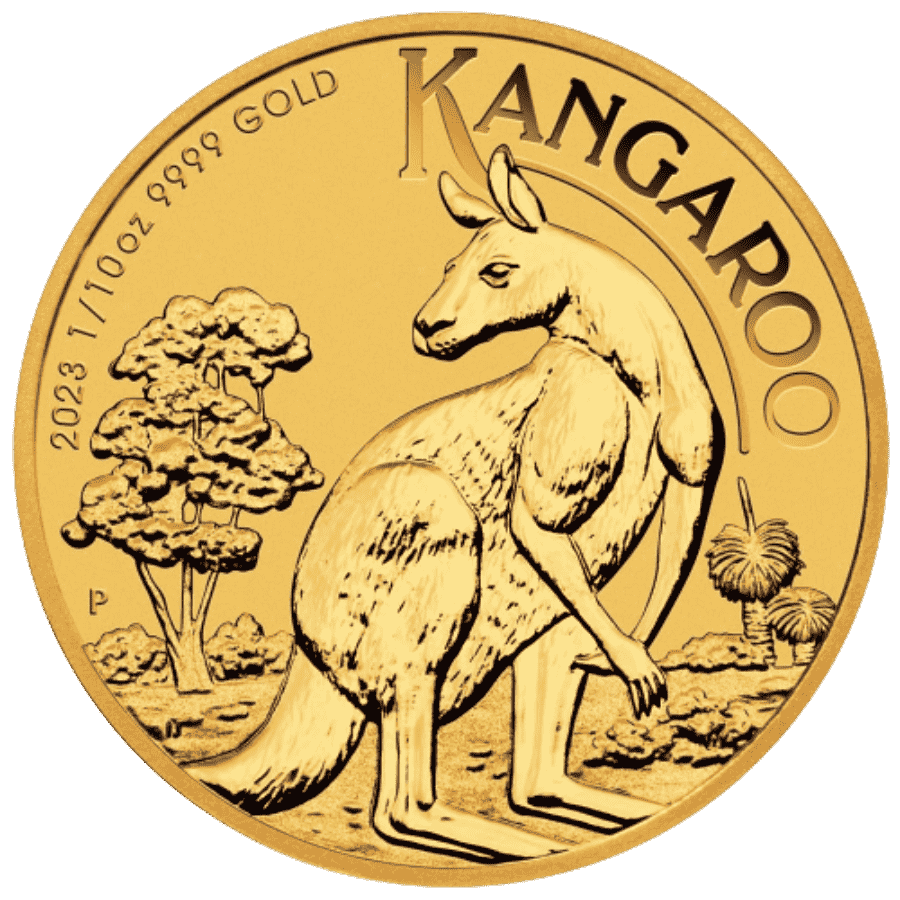 Picture of 2023 1/10th oz Kangaroo Gold Coin