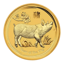 Picture of 2019 1/4oz Lunar Series II Year of the Pig Gold Coin